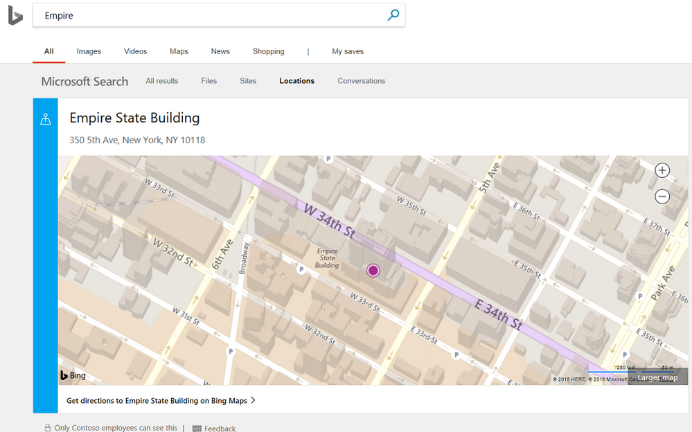Microsoft announces new Locations feature in Microsoft Search in Bing