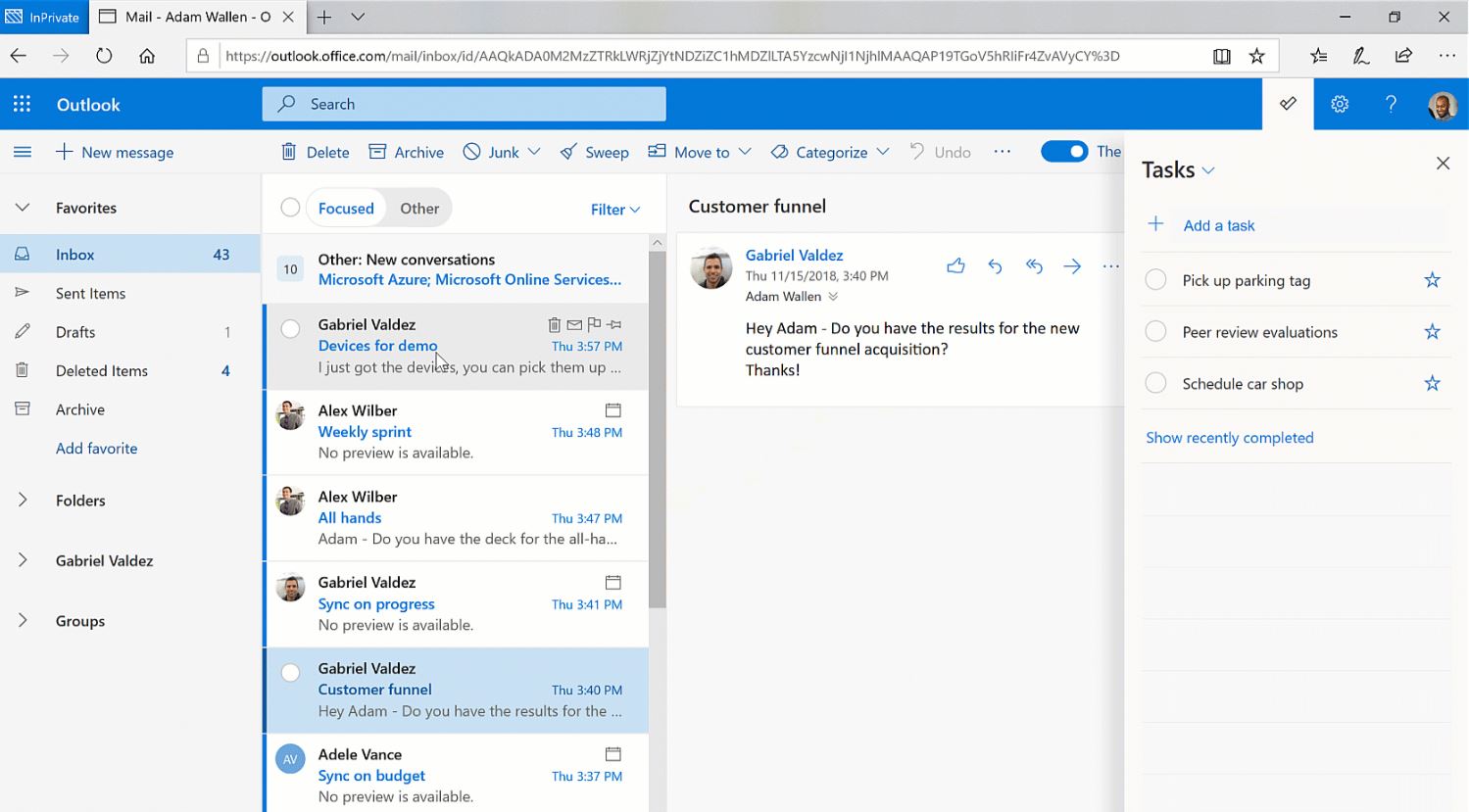 windows 10 microsoft outlook populating to for new email