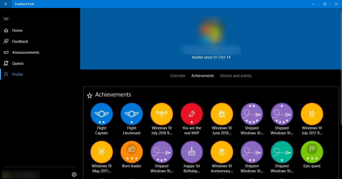 photo of Microsoft adds more Achievement Badges for Windows Insiders who are testing 19H1 builds image