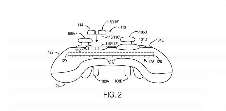 Microsoft patents apparent Elite controller successor with fully customisable buttons