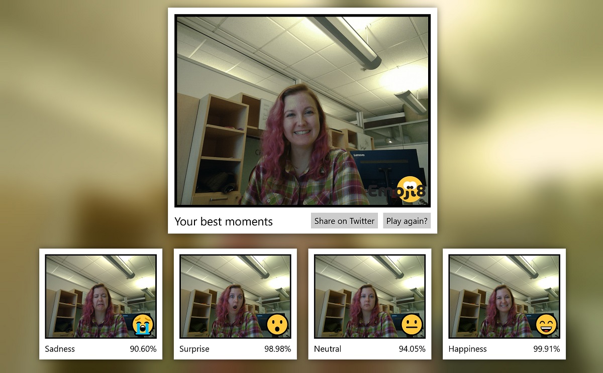 Microsoft’s Emoji8 app uses Machine Learning to test your facial expression skillz