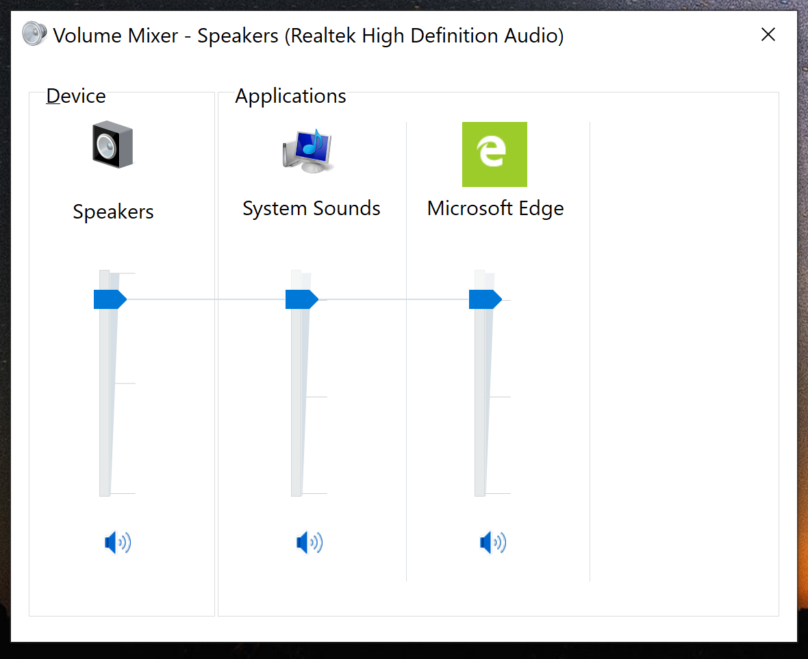 windows volume manager for software