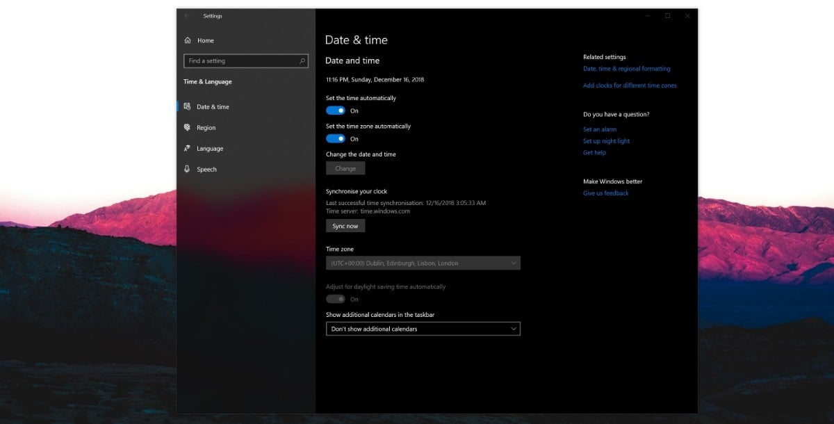 How to force sync your Windows 10 PC to the Microsoft time server