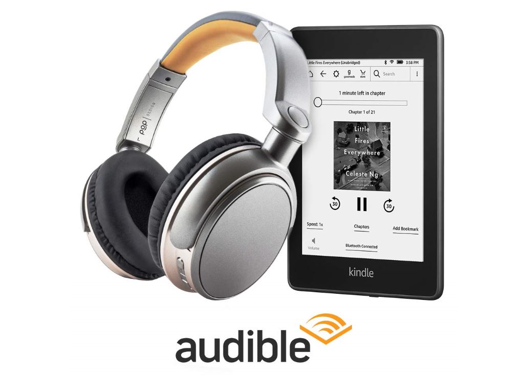 Deal: Get the all-new Kindle Paperwhite, an Over-Ear wireless headphones and Audible 3-month subscription for $139
