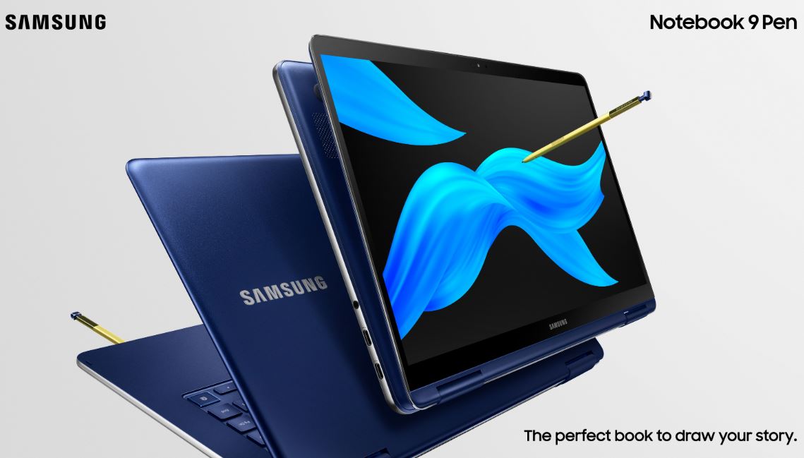 Samsung ประกาศเปิดตัว Notebook 9 Pen ที่ปรับปรุงใหม่ พร้อม S Pen ที่ปรับปรุงใหม่, CPU Intel เจนเนอเรชั่น 8 และแบตเตอรี่ใช้งานได้นาน 15 ชั่วโมง