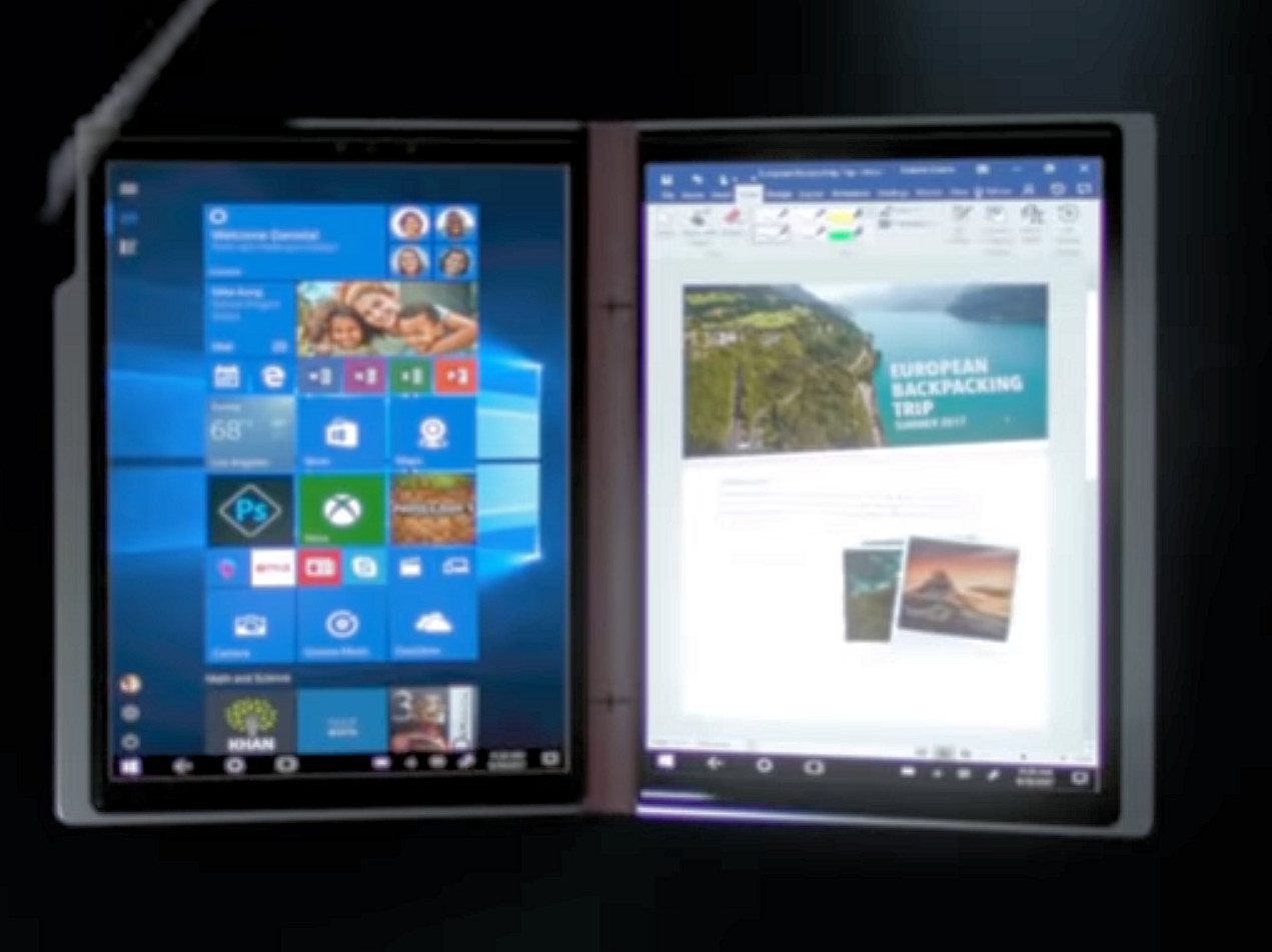 Bizarre rumour suggests Qualcomm’s Dual-screen Windows 10 PC is simply two Surface Go glued together