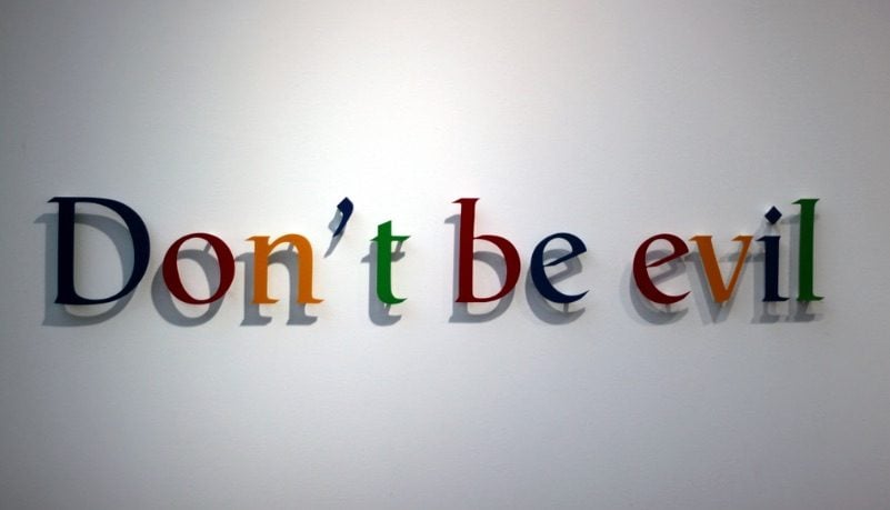 Google evil