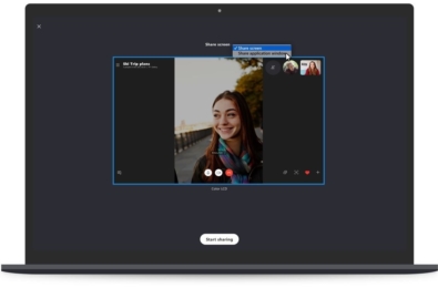 skype screenshare tablet