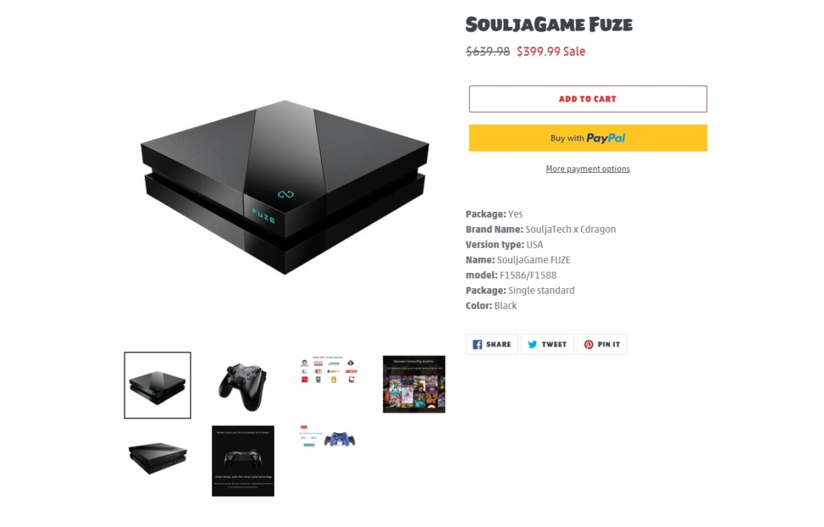 soulja game console