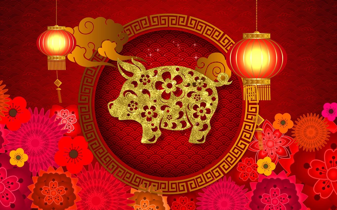 Microsoft release Chinese Year of the Pig Windows 10 wallpaper pack