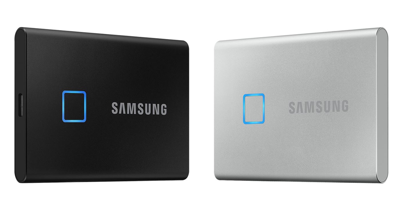 Samsung’s new portable SSD T7 Touch comes with built-in fingerprint sensor to secure the stored content