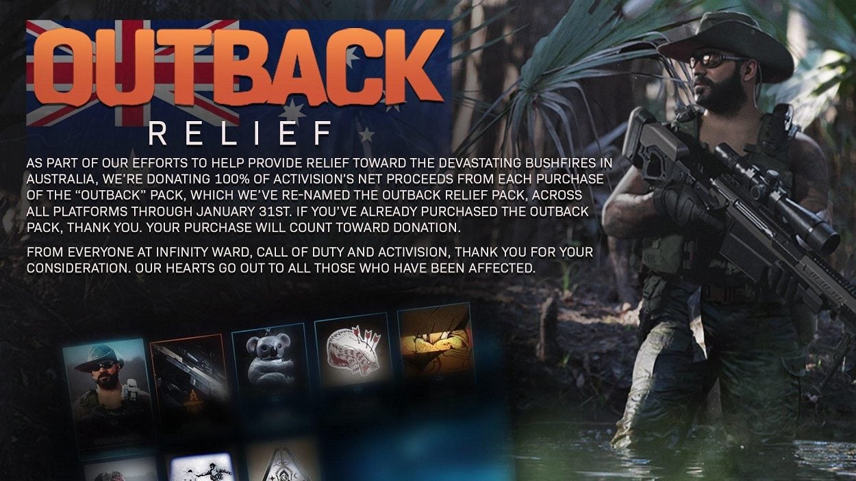 Call of Duty Modern Warfare Outback Relief Pack details