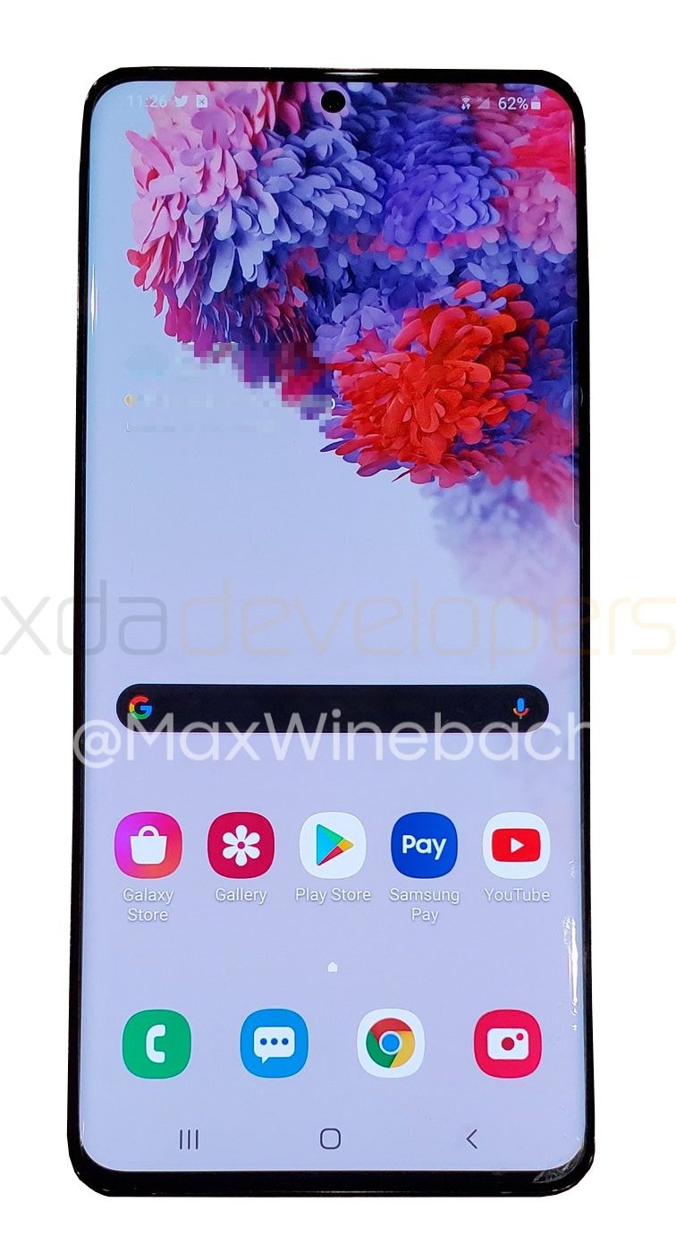 Samsung Galaxy S20+ показан со всех сторон в утекшем видео - MSPoweruser