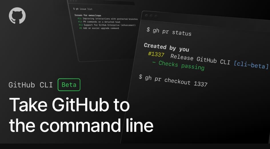 La nueva versión beta de la CLI de GitHub le permite trabajar con GitHub desde la línea de comandos