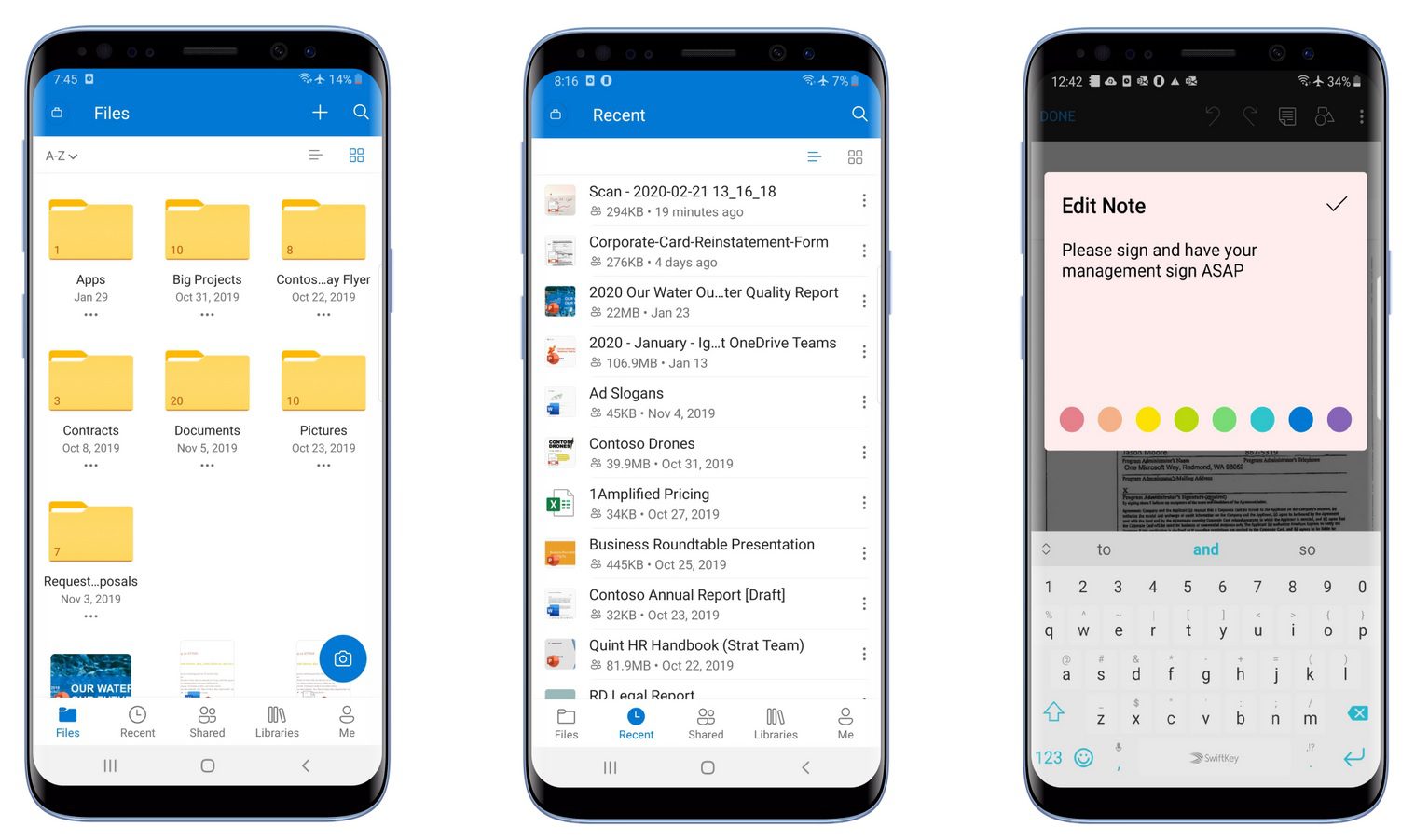 OneDrive for Android app updated with support multi-page scanning