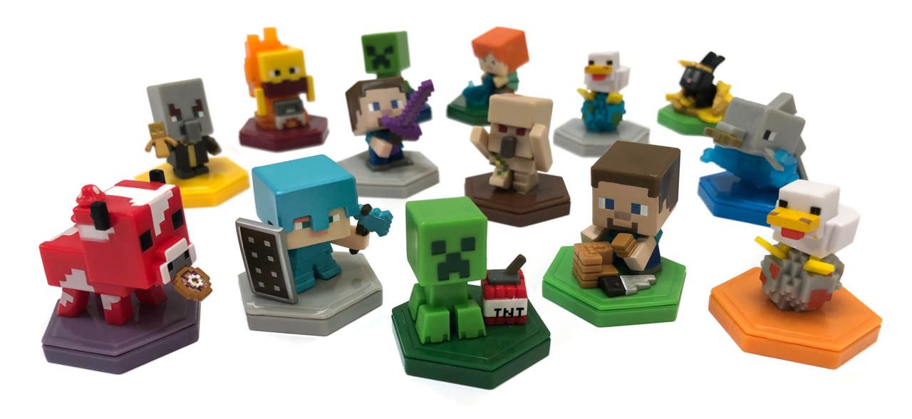 Minecraft to get adorable figurines, including NFC-enabled range