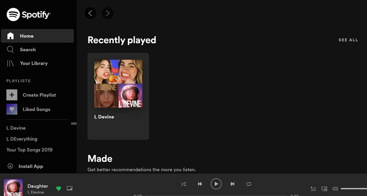 Spotify is levelling up its web player with new Equalizer (screenshot)
