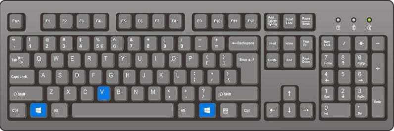 Tip: Win+V is the clipboard history shortcut you did not know you ...
Windows Keyboard Shortcut