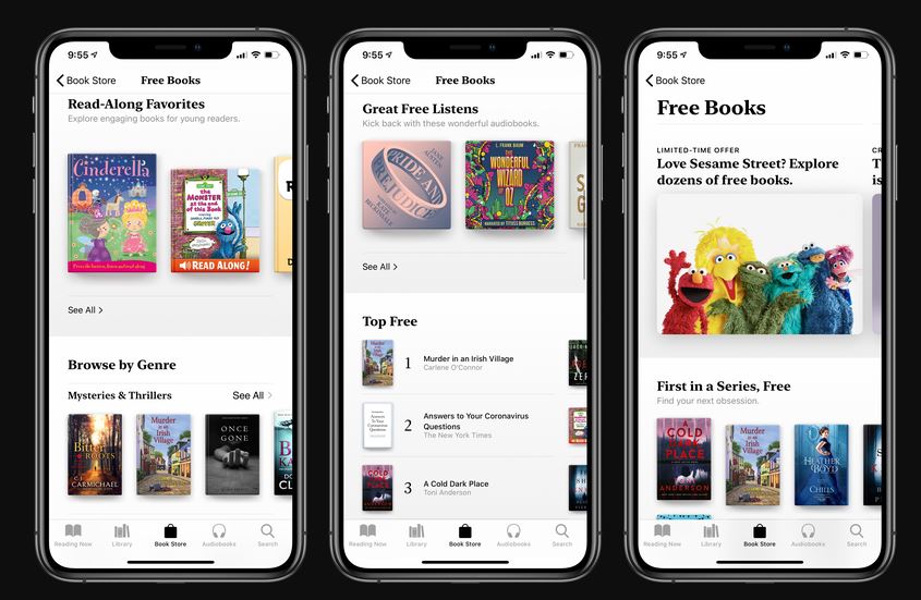 apple free audio books