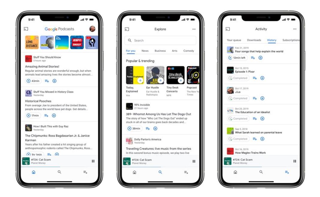 Google Podcasts app now available on App Store for iOS devices