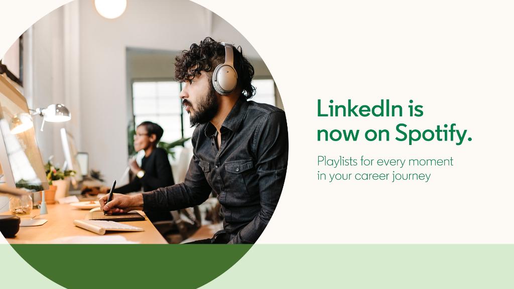 Job hunt getting you down? LinkedIn has just the right Spotify playlist