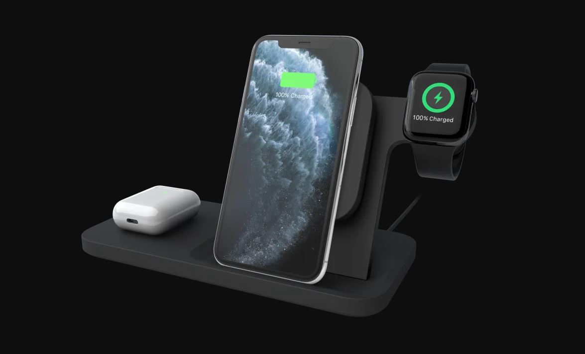 Vores firma Ren Let at læse Logitech announces a wireless charger that can charge iPhone, AirPods, and  Apple Watch at the same time - MSPoweruser