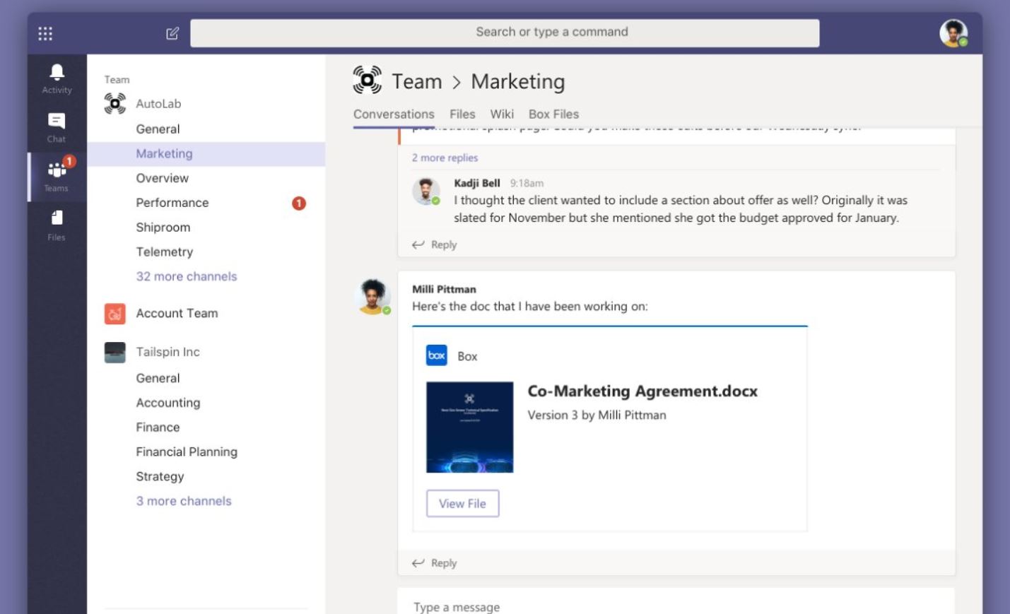 Box announces integration within Microsoft Teams and updated add-in for Outlook mobile