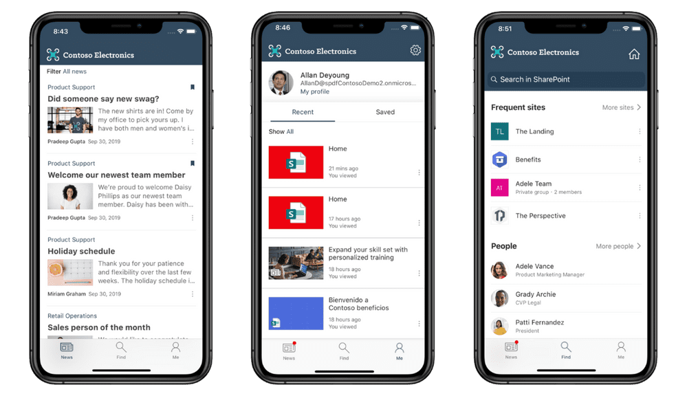 Microsoft SharePoint mobile apps now allow custom organization theme and branding