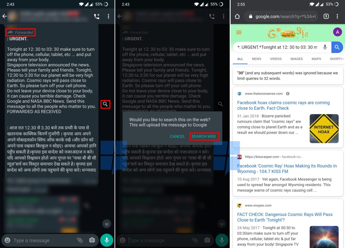 WhatsApp's new feature will let you fact-check forwarded messages