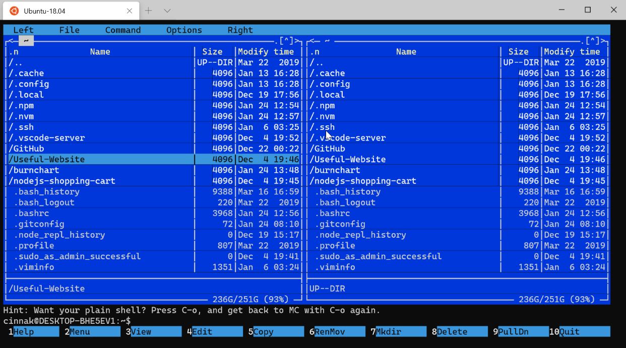 Latest Windows Terminal Preview update adds support for mouse input