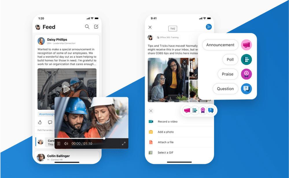 Microsoft Yammer voor iOS wordt bijgewerkt met nieuwe functies, vereist nu iOS 12 of hoger