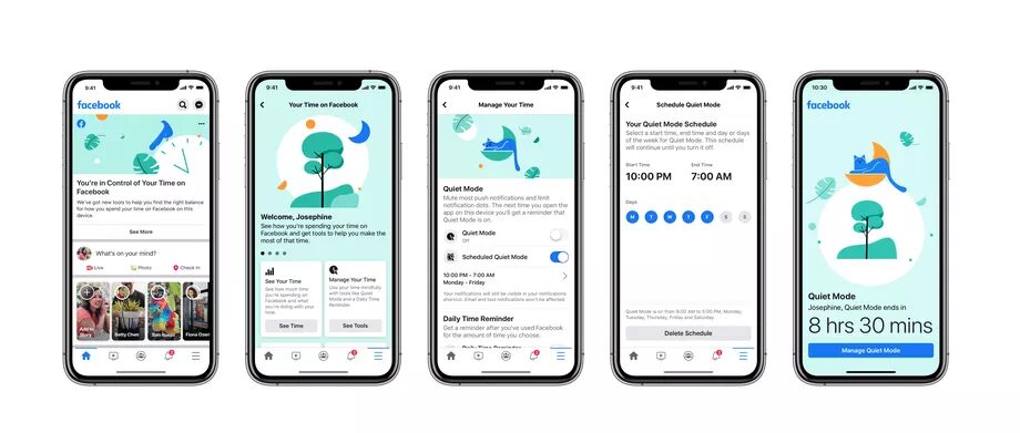 Facebook adds Quiet Mode on smartphones to help you wind down
