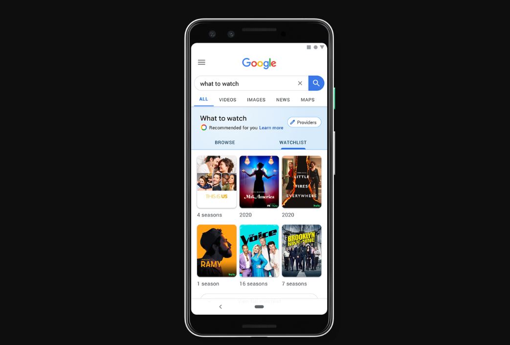 You can now create your own movie watchlist in Google Search