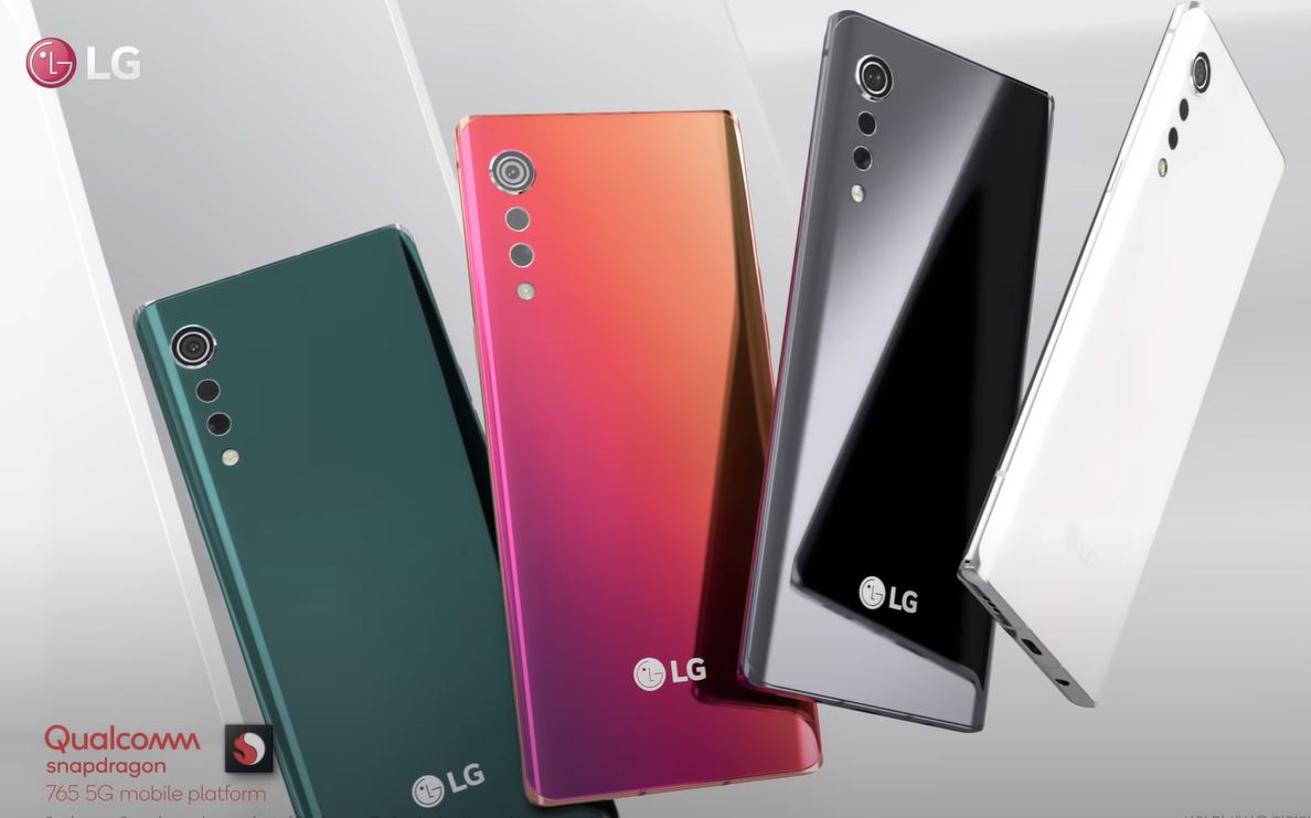 LG Velvet smartphone design