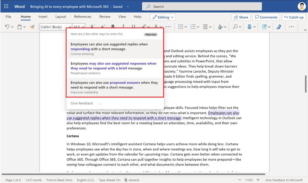 microsoft-word-rewrite-ahora-puede-ofrecer-sugerencias-de-escritura-a