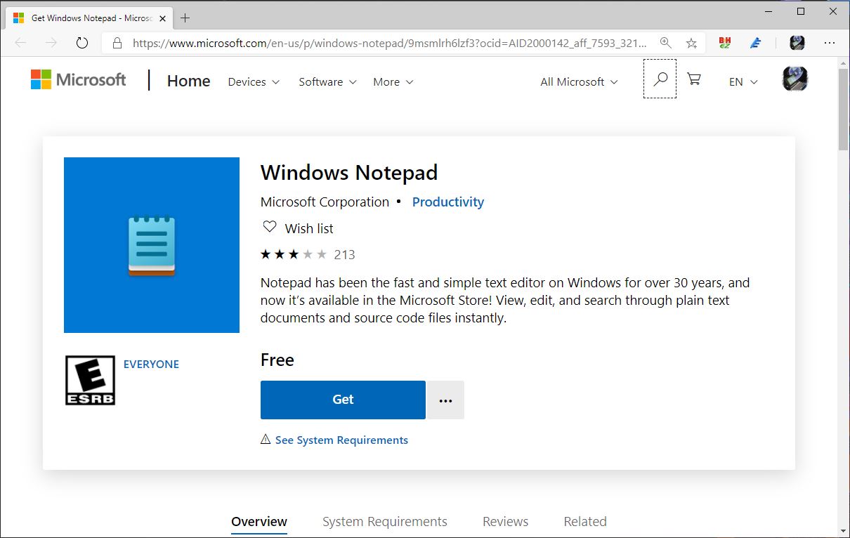 Windows Notepad Now Available As An App From Microsoft Store Mspoweruser