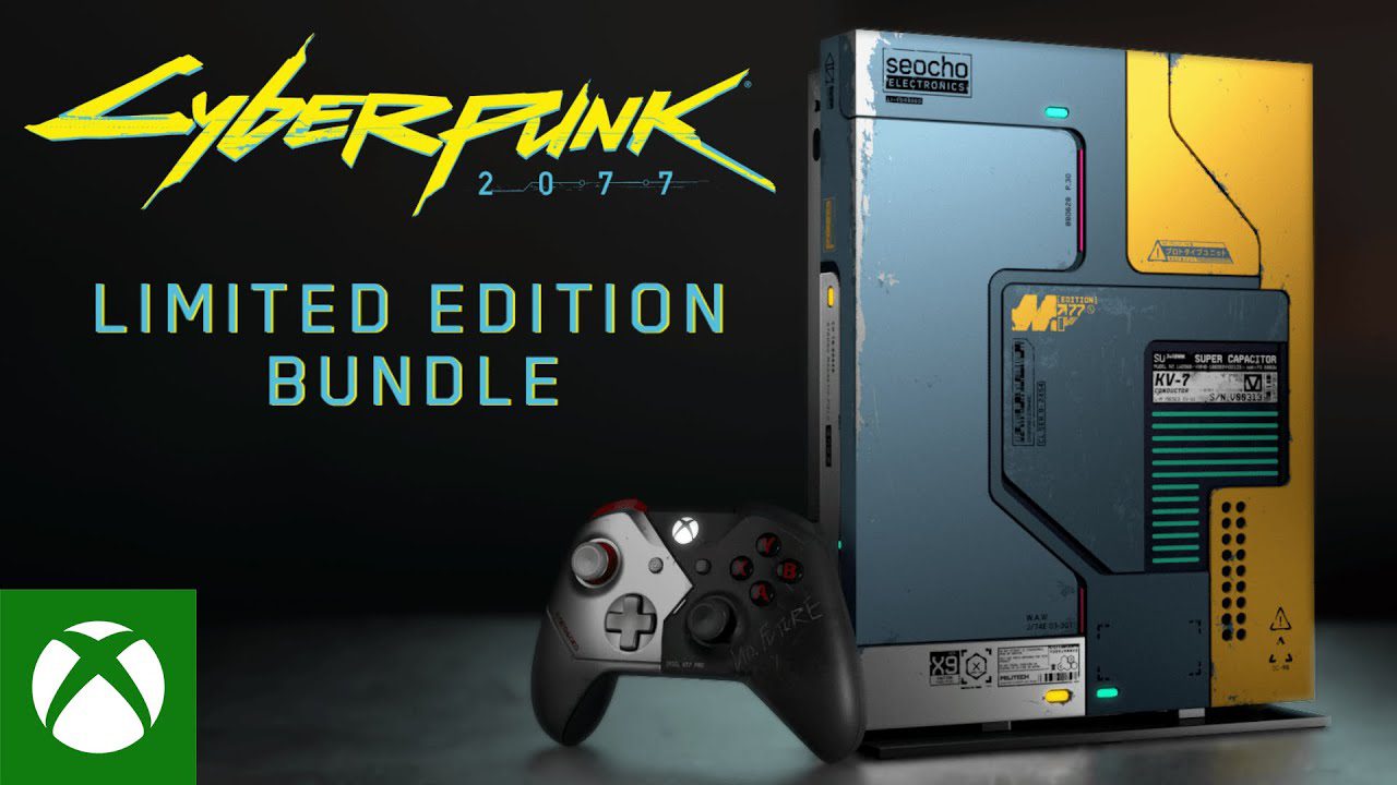 Cyberpunk 2077 Xbox One X console has LEDs, color-shifting materials and glow in the dark features