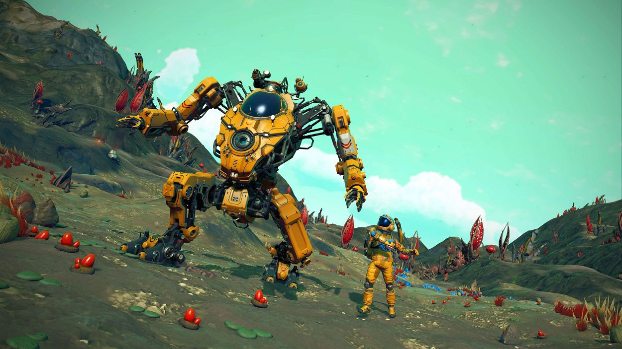 No Man’s Sky’s Exo Mech update adds a powerful new mech to the game