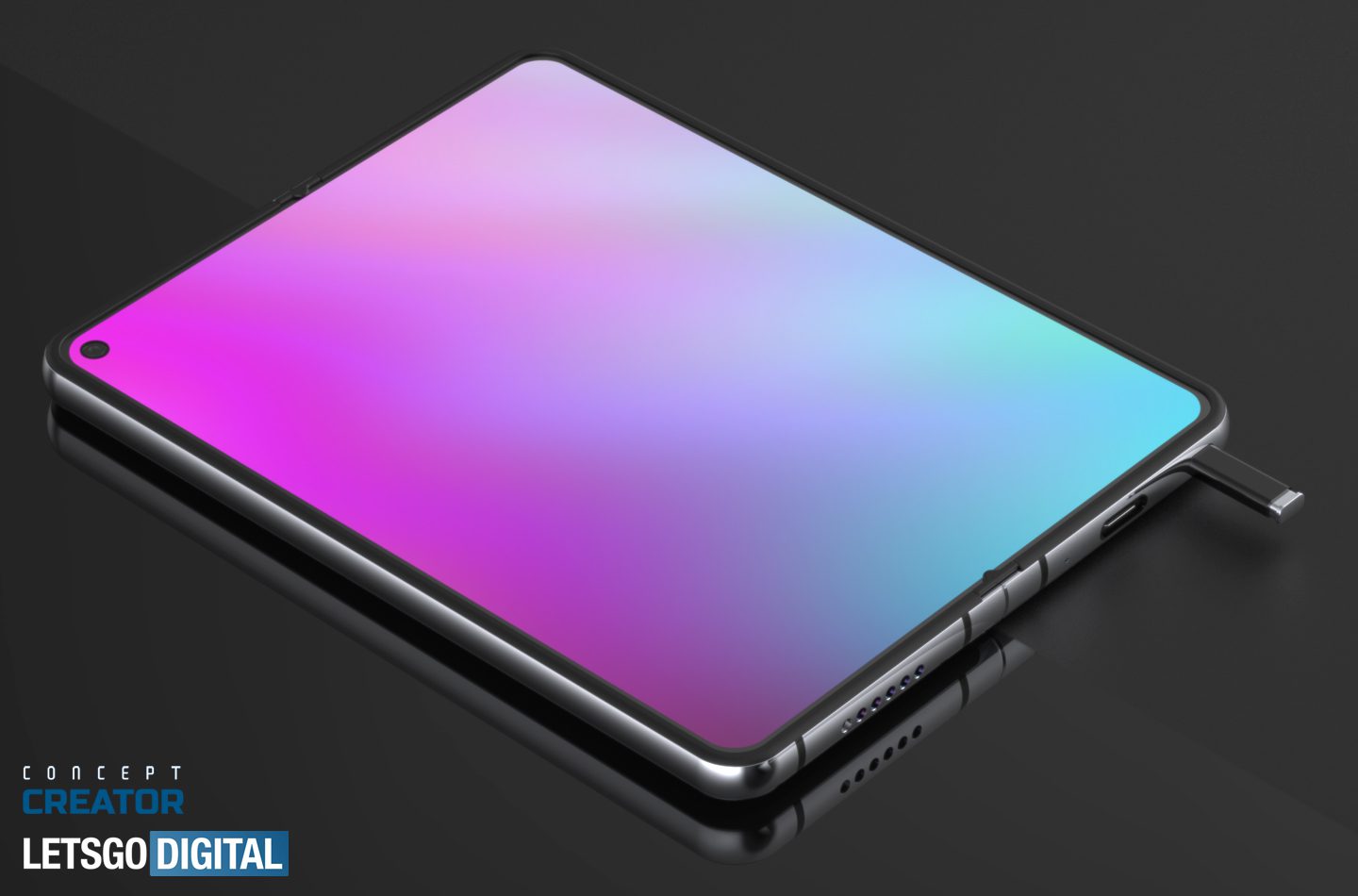 New concept renders show what Samsung Galaxy Note Fold could look like