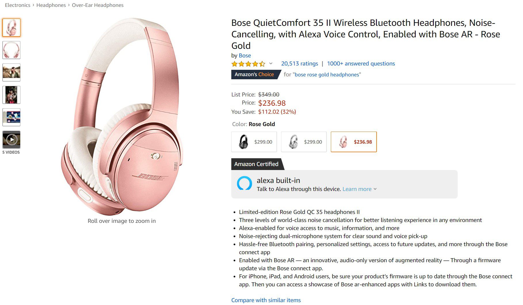 etage konsensus weekend Deal Alert: Bose QC 35 II wireless headphones price reaches new all-time  low - MSPoweruser
