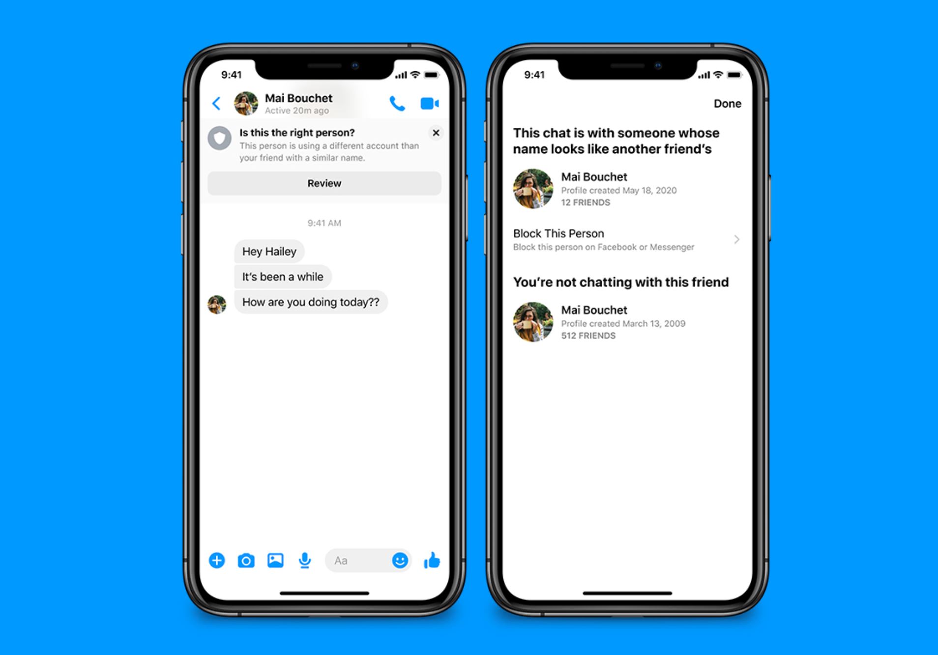 Facebook Messenger announces new safety features to avoid scams and imposte...