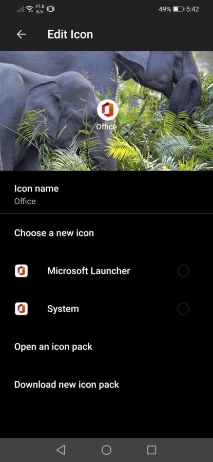 Microsoft Launcher Preview will soon let you use Icon Packs