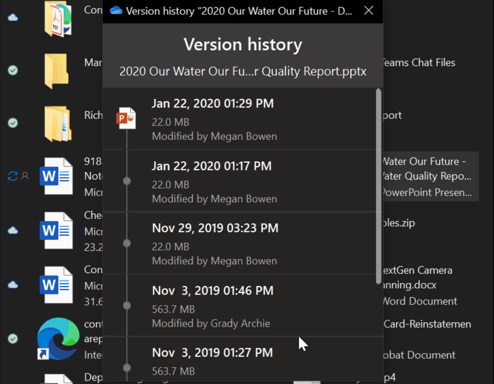 OneDrive Version history now available in Windows File Explorer and Mac Finder