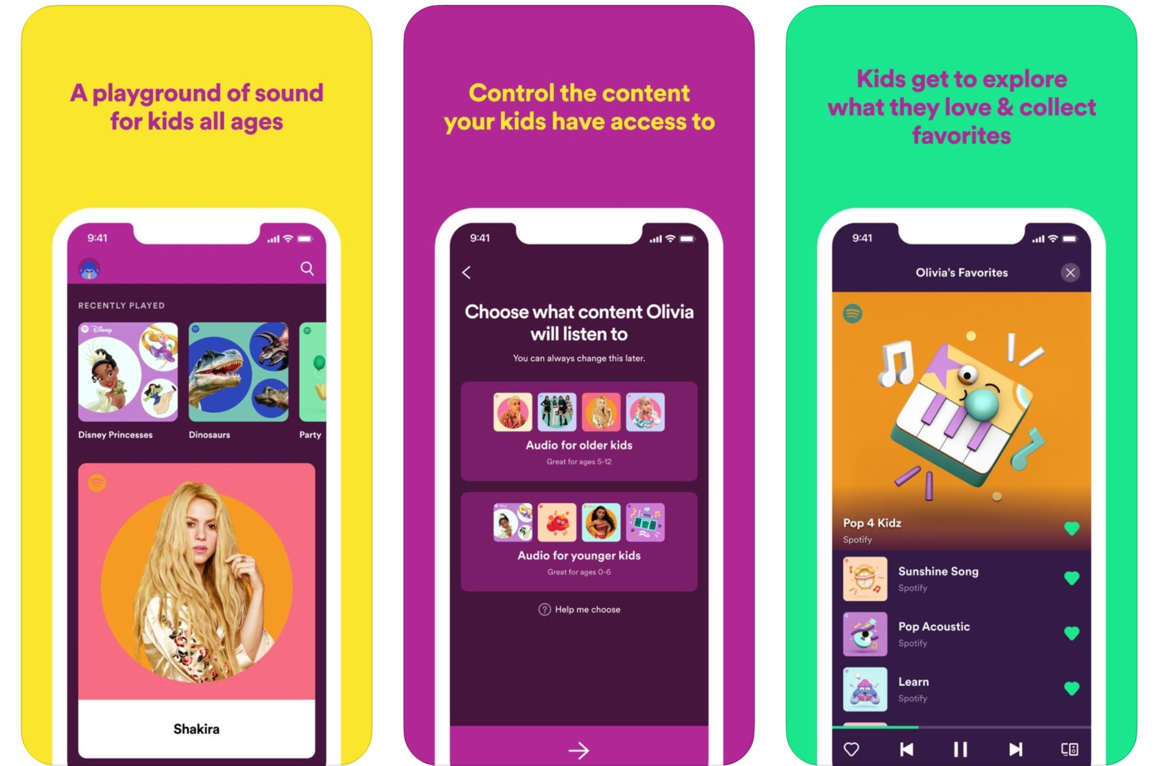 Parents can now access their kids’ listening history in Spotify Kids app