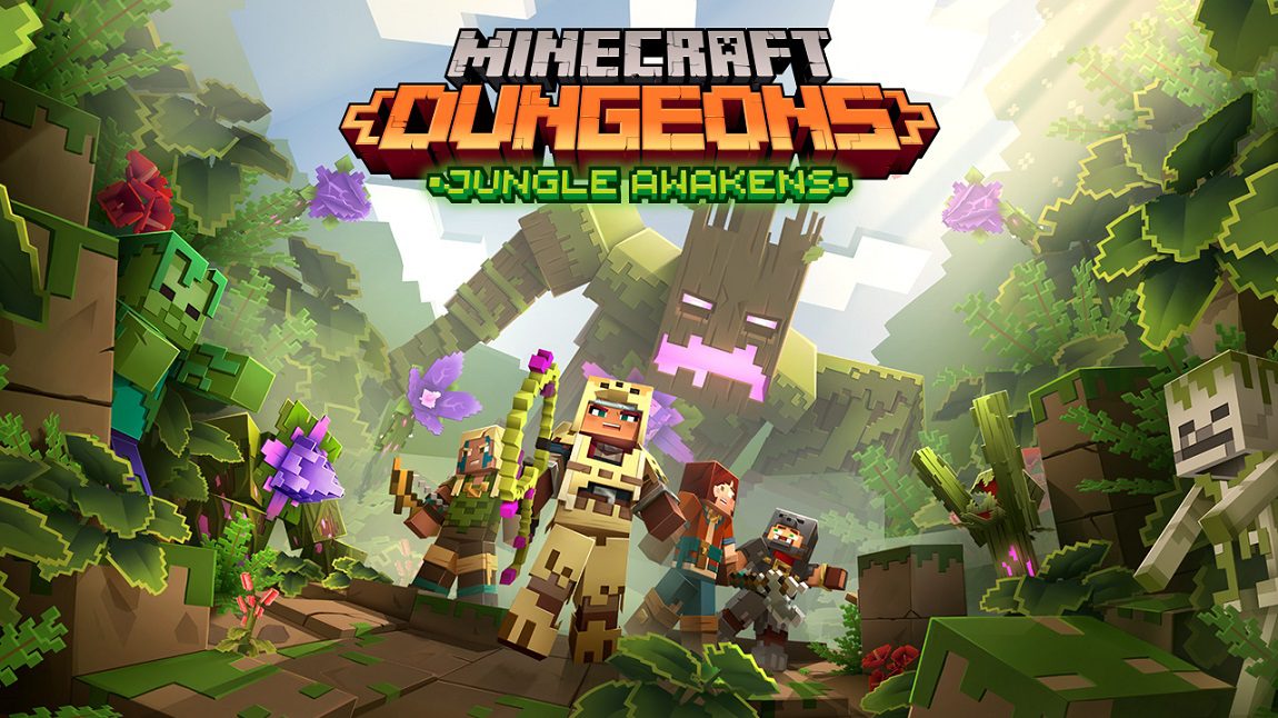 Minecraft Dungeons Jungle Awakens launches on July 1st