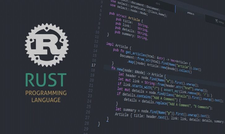 rust programming language to take mainstream