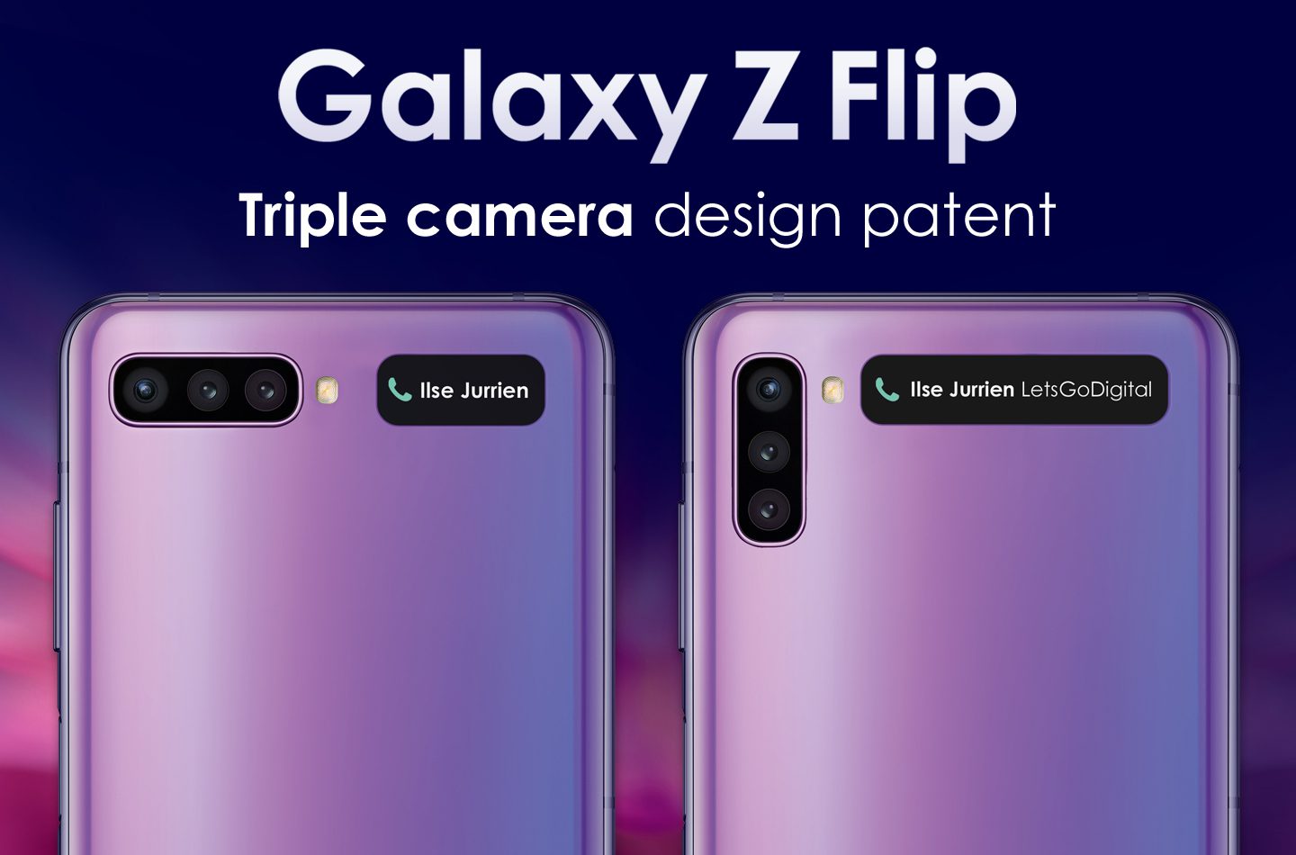 The Samsung Galaxy Z Flip 2 may have    4 cameras, same tiny