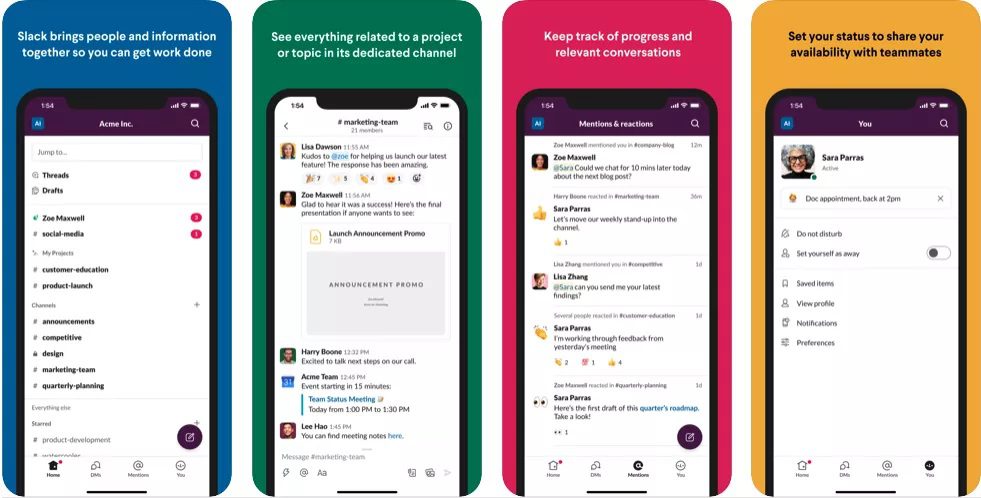 slack mobile app technology