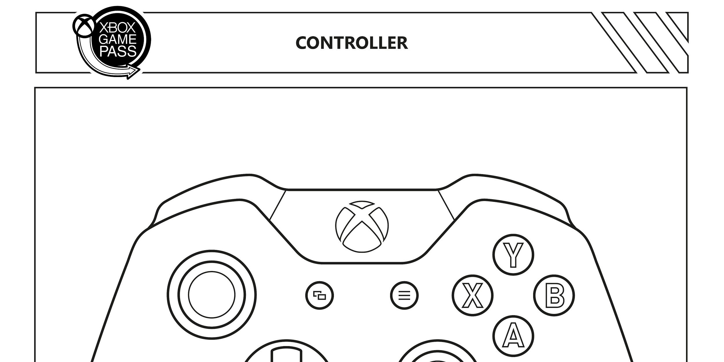 xbox colouring page banner