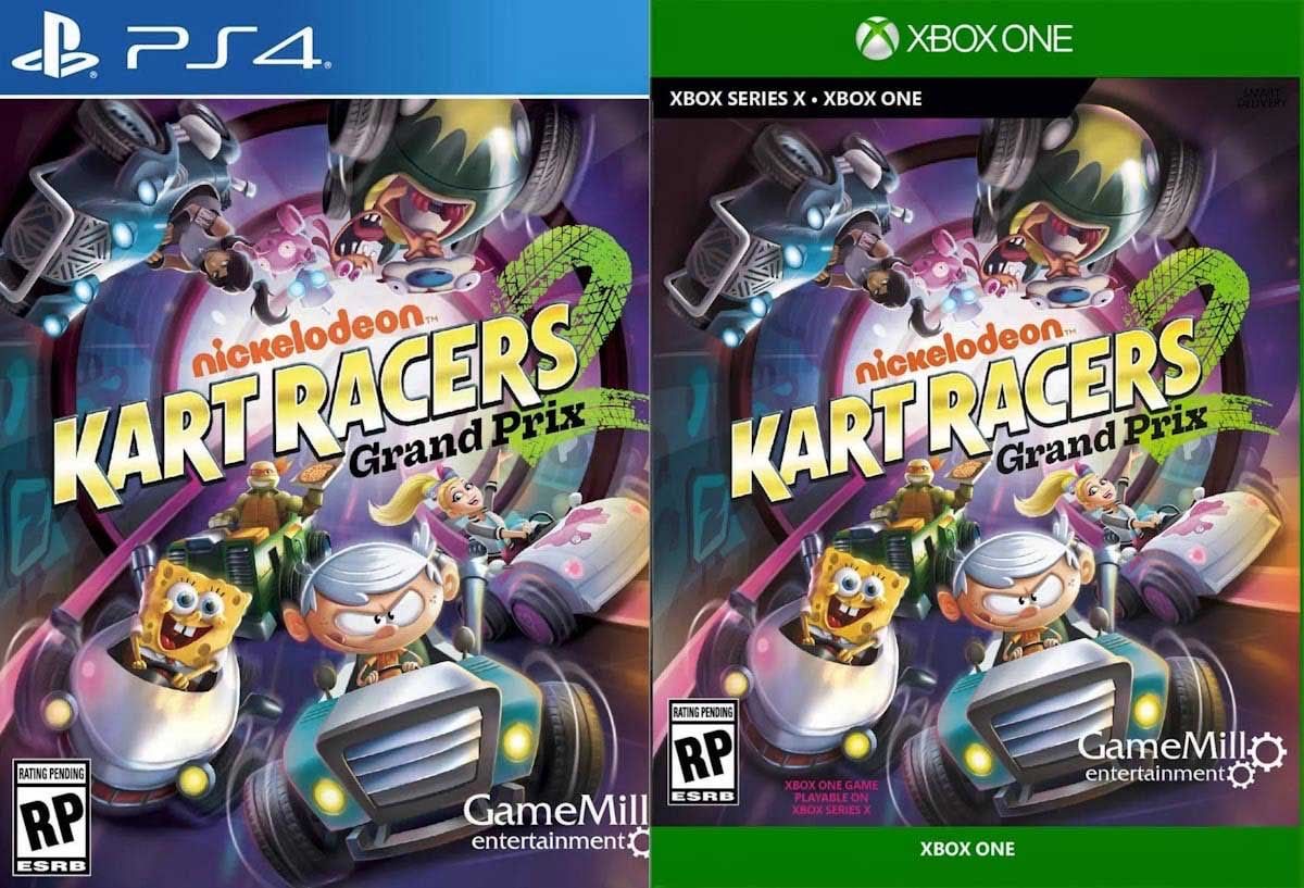 Nickelodeon Kart Racers 2 vuotanut mahtava sarjakuvahahmojen kanssa